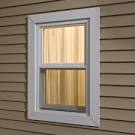 Vinyl window casing