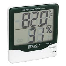 EXTECH digital hygrometer, digital, celsius, fahrenheit ...