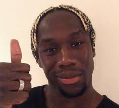 Thumbs up! Arsenal defender Bacary Sagna shows his appreciation on his 31st birthday video - article-0-1B8346D000000578-273_634x575