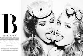 Models Camilla Christensen (who can also be seen in a Nasty Gal shoot) and Emma Stern play two girls who go from rags to riches and certainly enjoy the high ... - ellen-von-unwerth-paris-fun1