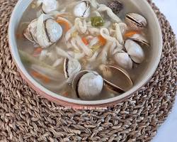 동죽 칼국수 재료