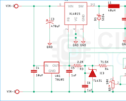 تصویر XL4015 E1 circuit diagram