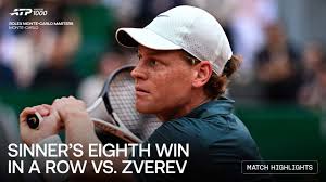 Highlights: Sinner storms past Zverev into first Monte-Carlo 2026 final
