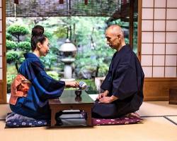 Image of photo of a traditional Japanese tea ceremony