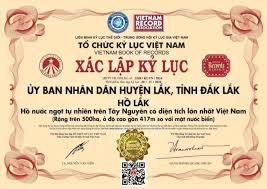 Vụ xác lập hồ Lắk lớn nhất Việt Nam: Động thái bất ngờ của Tổ chức Kỷ lục Việt Nam