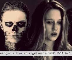 AHS // tate // violet // quotes // by fivesaucedorks on We Heart It via Relatably.com