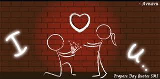 Propose Day short hindi english wish Quotes SMS via Relatably.com