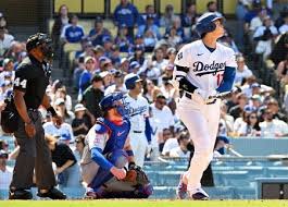 ドジャースの大谷翔平、１２戦ぶり本塁打 今季初の１試合３安打―ＭＬＢ