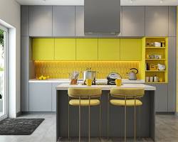 Island modular kitchen