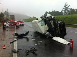 Image result for crash on pmb wet road