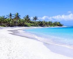Image of beautiful beach in Puerto Rico