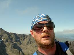 Me at the summit of Carn Mor Dearg with Ben Nevis in the background. © Derrick Reid - MM6161