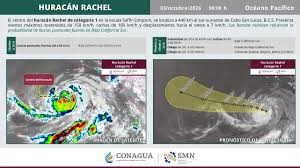 Frente frío 1 y Rachel marcan el clima este sábado: ¿qué estados tendrán más lluvias?