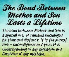 The Bond Between A Mother &amp; Her Son on Pinterest | My Son, Sons ... via Relatably.com