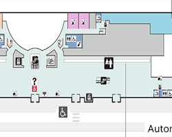 map showing the location of the showroom near Naha Airportの画像