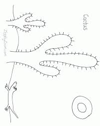 Résultat de recherche d'images pour "cactus coloring pages"