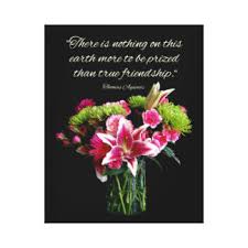 Friendship Quotes Wrapped Canvas Prints | Zazzle via Relatably.com