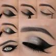 Smokey eye shadow