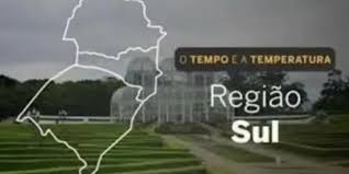 O TEMPO E A TEMPERATURA: Confira a previsão do tempo para a Região Sul nesta segunda-feira (3)