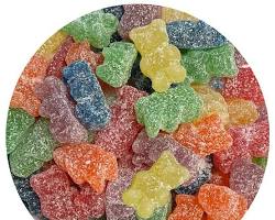 Sour bears candy