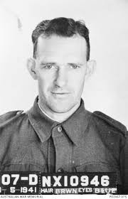 Paybook photograph, taken on enlistment, of NX10946 Gunner Herbert Edward ... - P02467.075