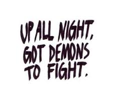 Fight off your demons quotes girly photography tattoo via Relatably.com