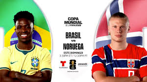 Brasil y Noruega se enfrentan en Nueva Jersey; cómo ver el partido