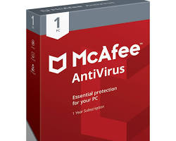 Image of McAfee Antivirus Software