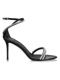 Giuseppe Zanotti 90MM Crystal-Embellished Leather Strappy Sandals on SALE | Saks OFF 5TH - Product from Saks OFF 5TH