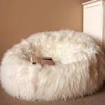 Large faux fur bean bag Sydney