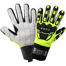 Global Glove SKG00025C Torq Derrick Cotton Corded Impact ...