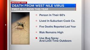First West Nile Virus Death of the Year Reported in Cook County, Illinois