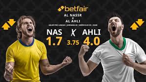 Al Nassr - Al Ahli: horario, dónde ver, pronósticos, estadísticas y clasificación