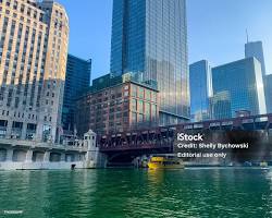 Image of Wells Street Bridge Chicago St. Patrick's Day