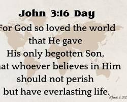 Image of John 3:16 Bible verse