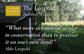 Quotes On Conservation Aldo Leopold. QuotesGram via Relatably.com