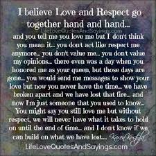 I Believe Love And Respect.. - Love Quotes And Sayings via Relatably.com