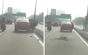 Woman jumps out of moving e-hailing car to escape ‘staring’ driver