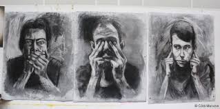 Résultat de recherche d'images pour "les 3 singe"