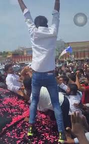 Video shows Jagan’s vehicle running over man during YSRCP rally to Palnadu