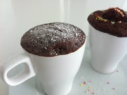 Resultado de imagen de bizcocho microondas de chocolate
