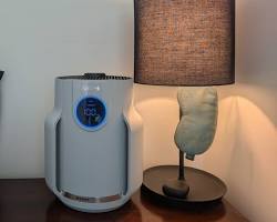 Image de professional air purifier machine in modern apartment interior