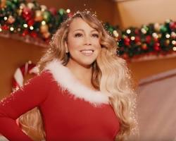 Image of Mariah Carey All I Want For Christmas Is You music video