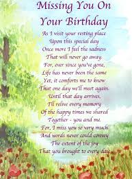 birthday in heaven quotes to post on facebook | FREE - In Loving ... via Relatably.com