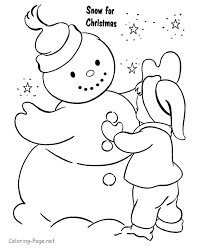 Image result for coloring book snowmen