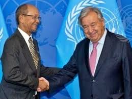 Haiti - UN : Advisor Voltaire met António Guterres