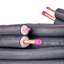 Freddox 34622 HVAC Pre-Insulated Copper Pipe Twin Coil 1/4 ...