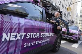 VisitScotland brands New York taxis to encourage tourism