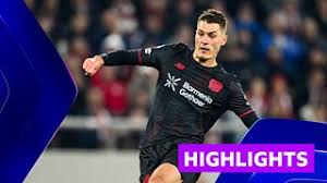 Olympiacos 0-2 Bayer Leverkusen: Patrik Schick scores twice as Germans take advantage in Champions League tie