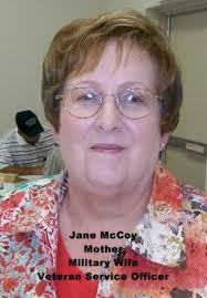 Jane McCoy - Mother - Military Wife - Veteran&#39;s Servie Officer - Jane